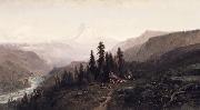 William Keith Mount Hood, Oregon USA oil painting artist